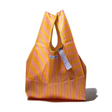 School Tie Fabric Bag: Yellow x Gray