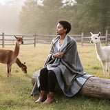 Alpaca Throw Blanket - Woodland: Throw (45x70)