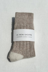 Classic Cashmere Socks Fawn