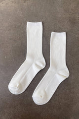 Crisp Step Socks :WHITE