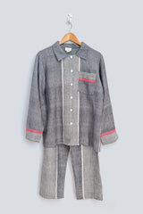 Home & Loft Pajama Set Charcoal Tribeca Turkish cotton loungewear