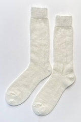 Mohair Veil Socks : Mocha