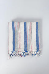 Home & Loft blue-ivory-montauk-towel