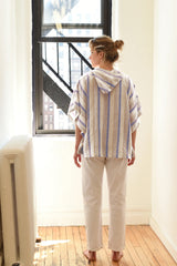 Blue Ivory Montauk Poncho