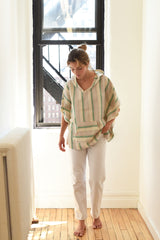 Green Ivory Montauk Poncho