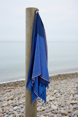 Aegean Blue Indigo Towel