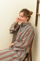 Rust Brown New York Long Sleeve Kaftan