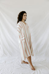 Peach Hudson V-Neck Kaftan