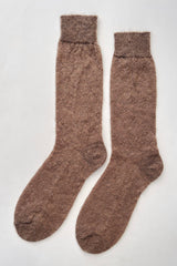 Mohair Veil Socks Cream