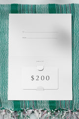 Home & Loft Gift Card $200 on montauk towel