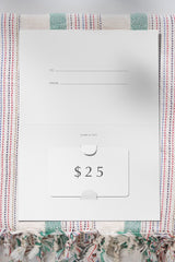 Home & Loft Gift Card $25 on montauk towel