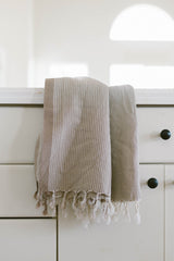 caramel tribeca towel by home and loft 100% cotton beach towel