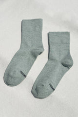 Sneaker Socks: Heart - Black / Cream