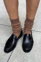 Mohair Veil Socks Cream