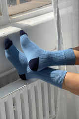 Classic Cashmere Socks: Grey Melange
