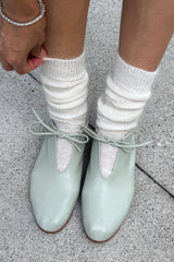 Mohair Veil Socks Cream