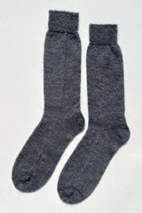 Mohair Veil Socks : Mocha