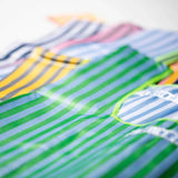 School Tie Fabric Bag: Yellow x Gray