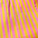 School Tie Fabric Bag: Yellow x Gray