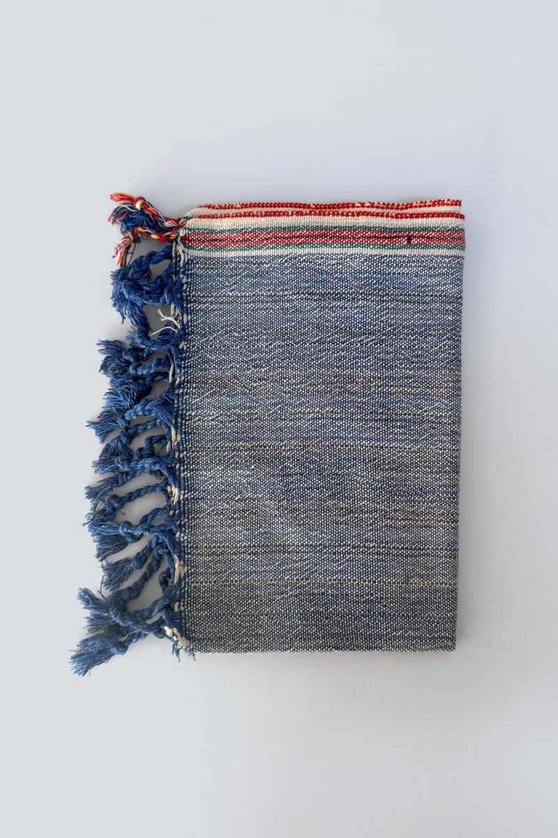 HL_Hand_Towel_Aegean_Denim Turkish cotton tea towels kitchen linens