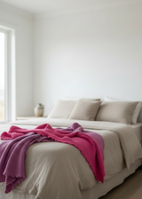 Hand-knitted Blanket Shawl