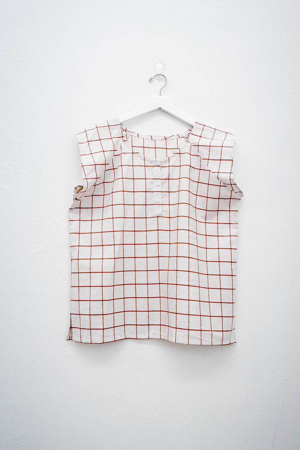 Terracotta Gingham Shirt