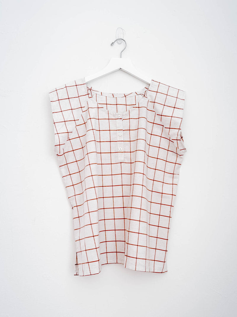 Terracotta Gingham Shirt
