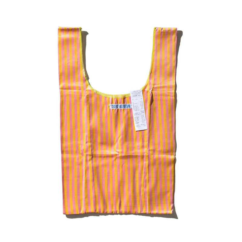 School Tie Fabric Bag: Yellow x Gray