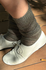Mohair Veil Socks Cream