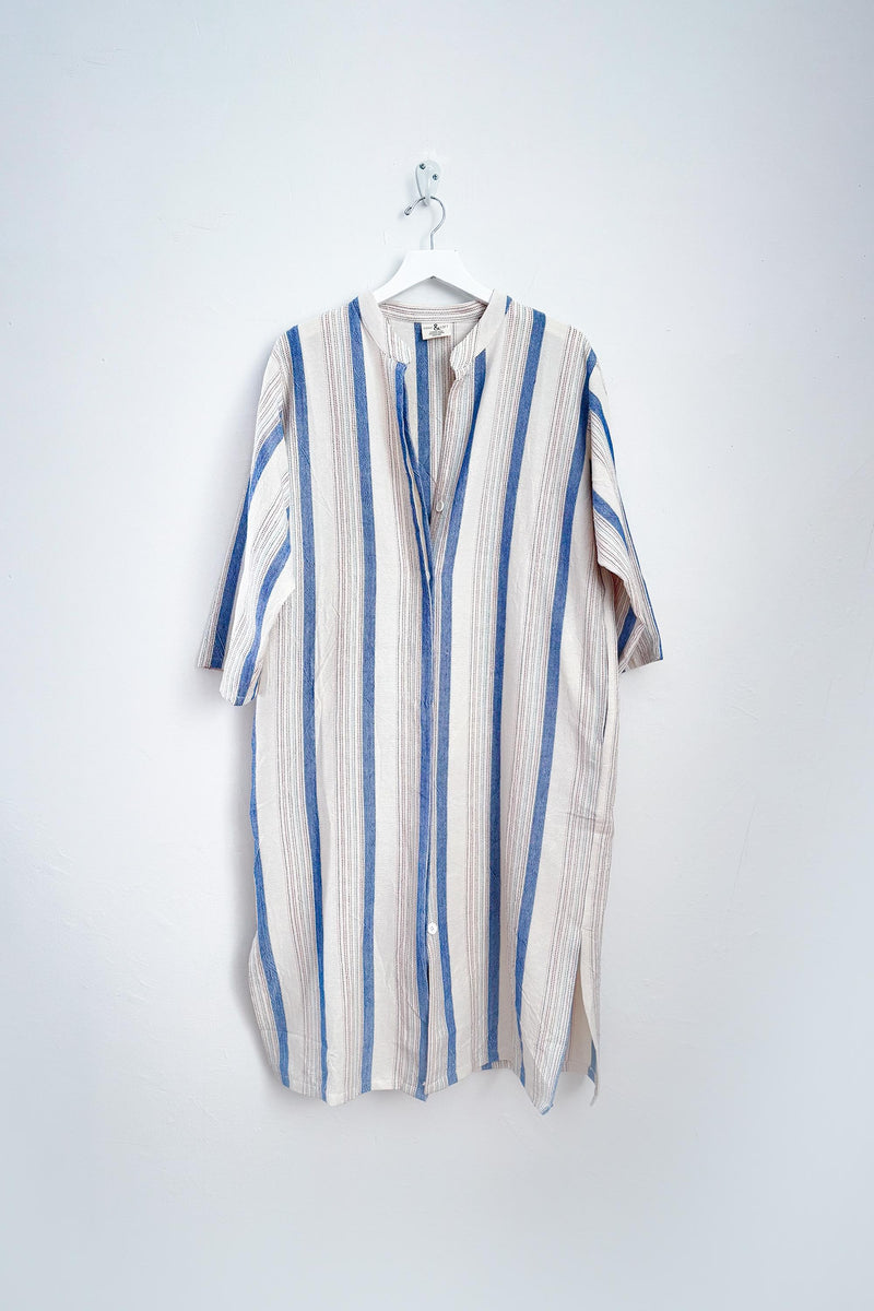 Blue Ivory Montauk Button Down Kaftan