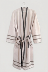 Brown robe matching the second green photo