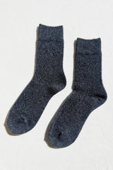 Cashmere Pointelle Socks Red