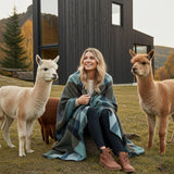 Alpaca Throw Blanket - Mosswood: Throw     (45x70)