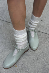 Mohair Veil Socks : Mocha
