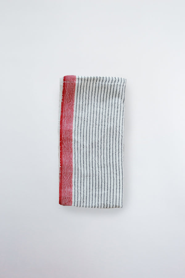 ivory cherry tribeca cloth napkin, home & loft, cotton napkin, linen napkin