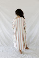 Peach Hudson V-Neck Kaftan
