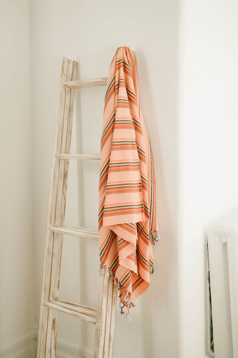 home and loft flame hudson 100% turkish cotton towel