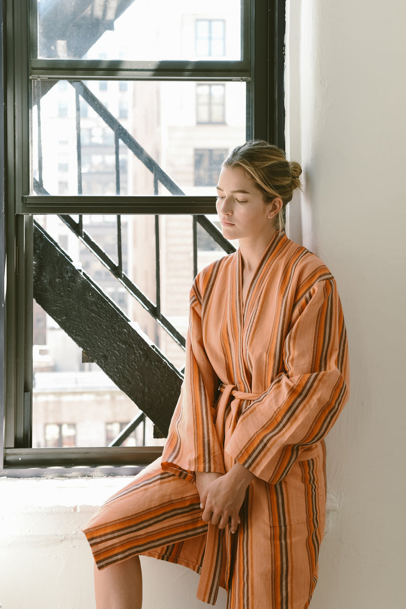 flame hudson long bathrobe