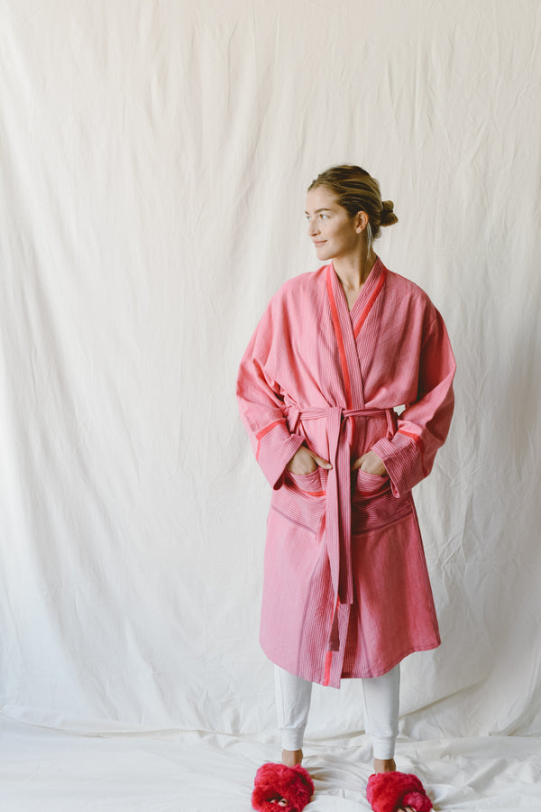 Gypsy Pink Tribeca Long Bathrobe