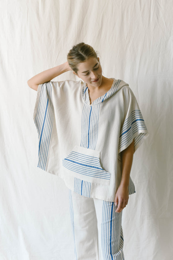 Royal Blue Hudson Poncho