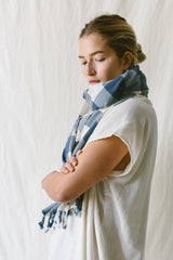 home and loft buffalo check cotton turkish towel 