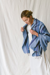 home and loft blue navy hudson 100% cotton Turkish towel