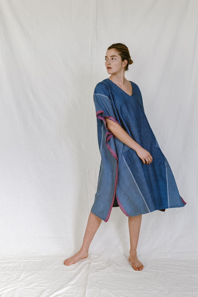 Indigo Tribeca V-Neck Kaftan