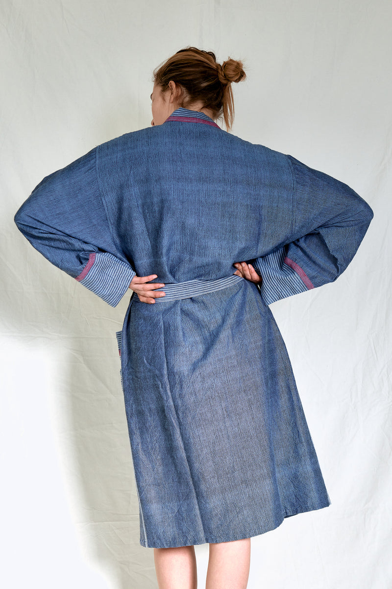 indigo tribeca long bathrobe