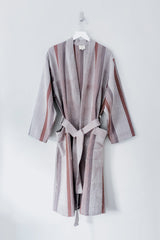 Brown Grey Nomad Long Bathrobe