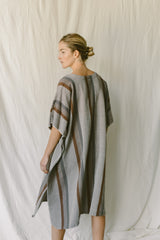 home and loft brown/grey nomad vneck kaftan