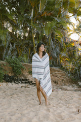 home and loft brown cream nomad towel
