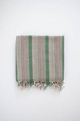 home and loft grey green Montauk towel cotton turkish towel wrap
