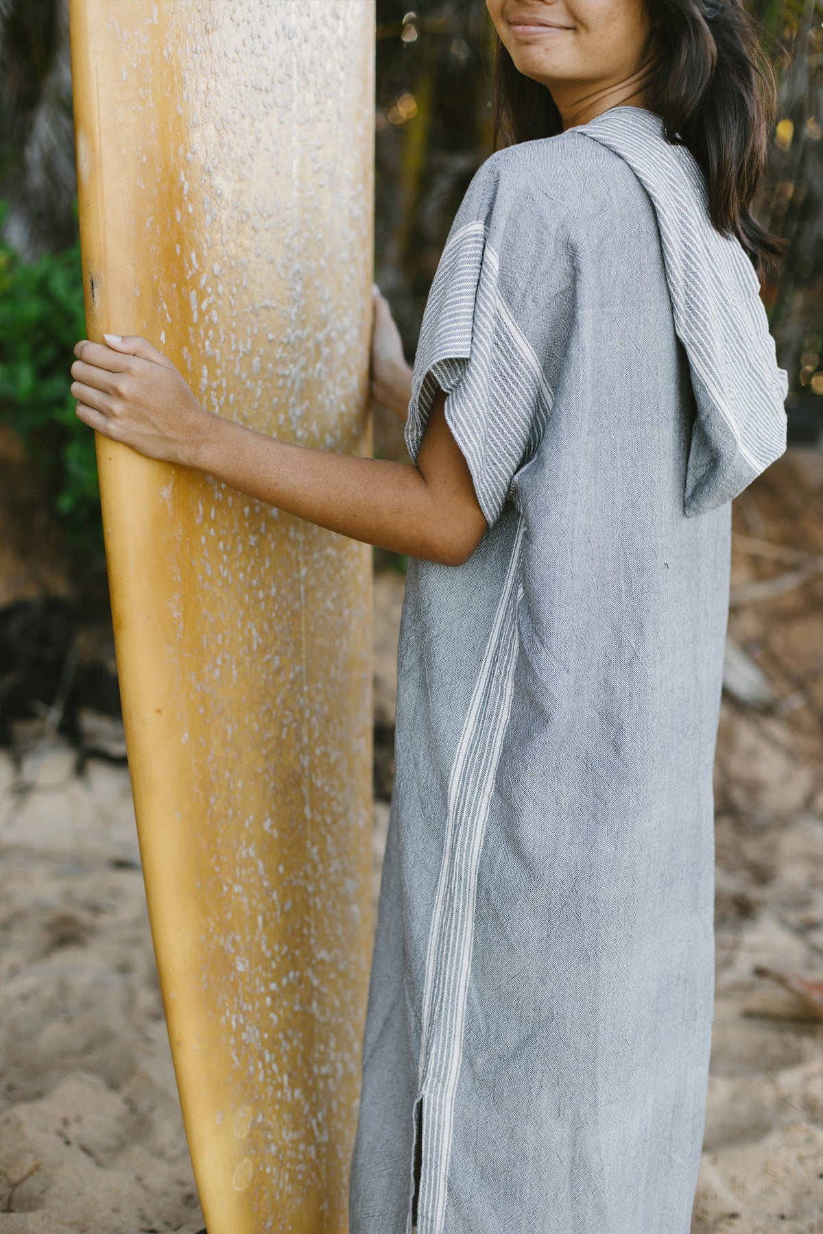 knee length dresses for ladies V-Neck Beach Kaftan Short