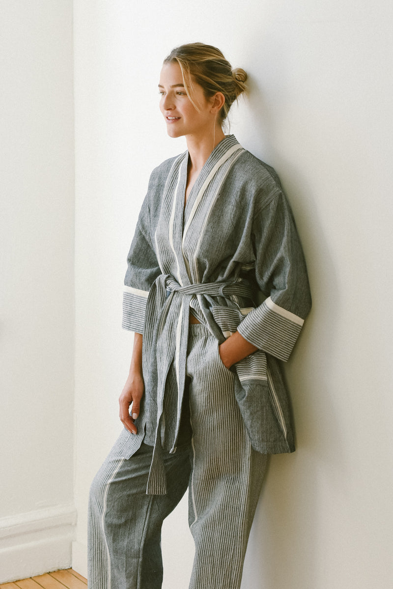 Grey Stripe Tribeca Lounge Pants